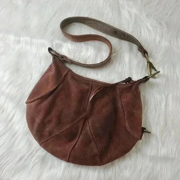 Lucky Brand Y2K Brown Leather Shoulder Bag - Picture 9 of 15